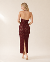Esme | Halter Lace Cocktail Dress 5