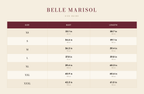 Aria size guide – Belle Marisol