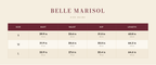 Celeste size guide – Belle Marisol