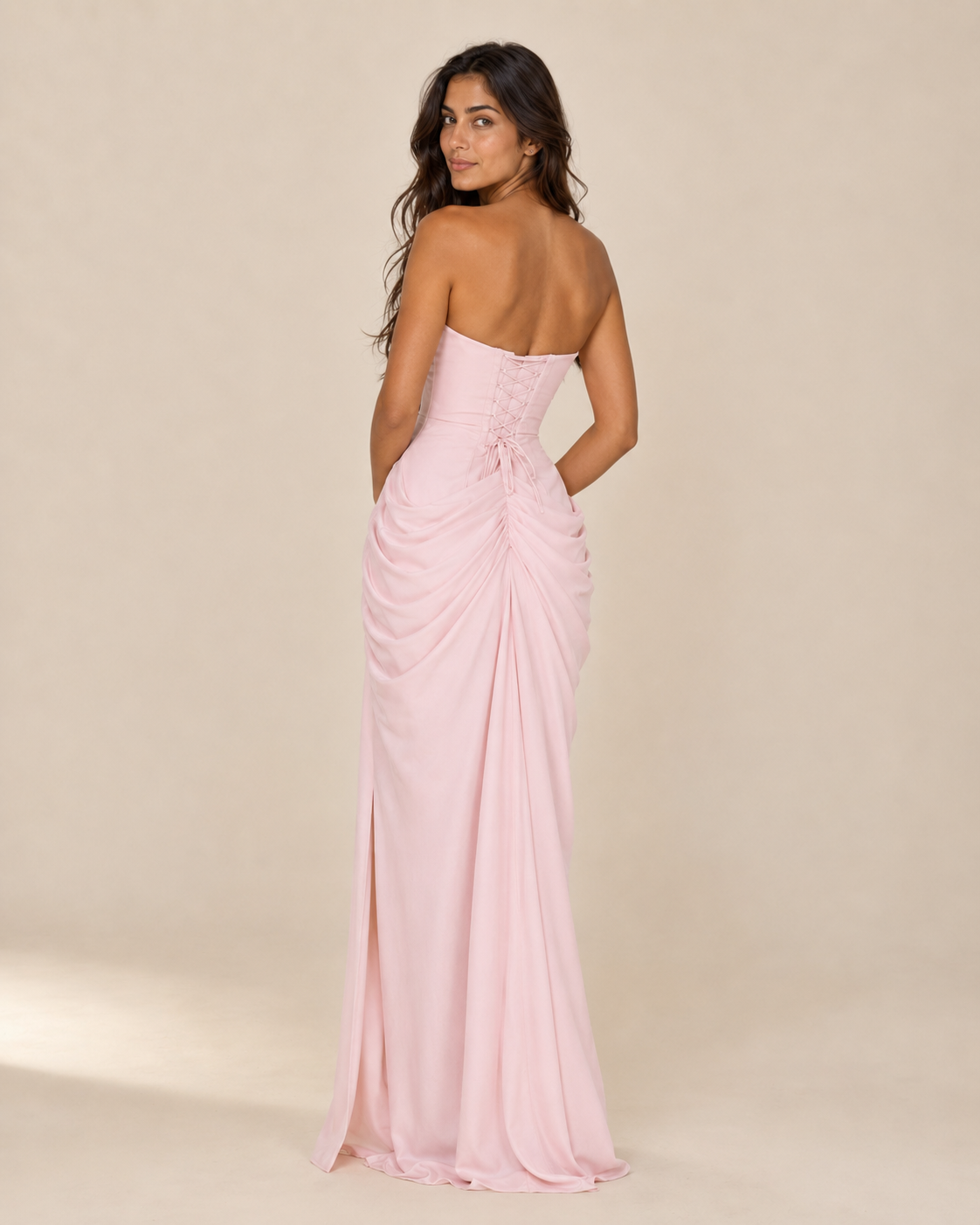 Aria | Strapless Ruched Gown