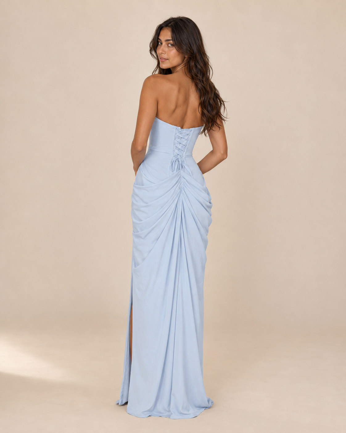 Aria | Strapless Ruched Gown