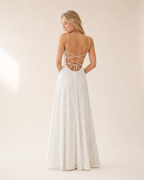 Eden | Back-Tie A-Line Midi Dress