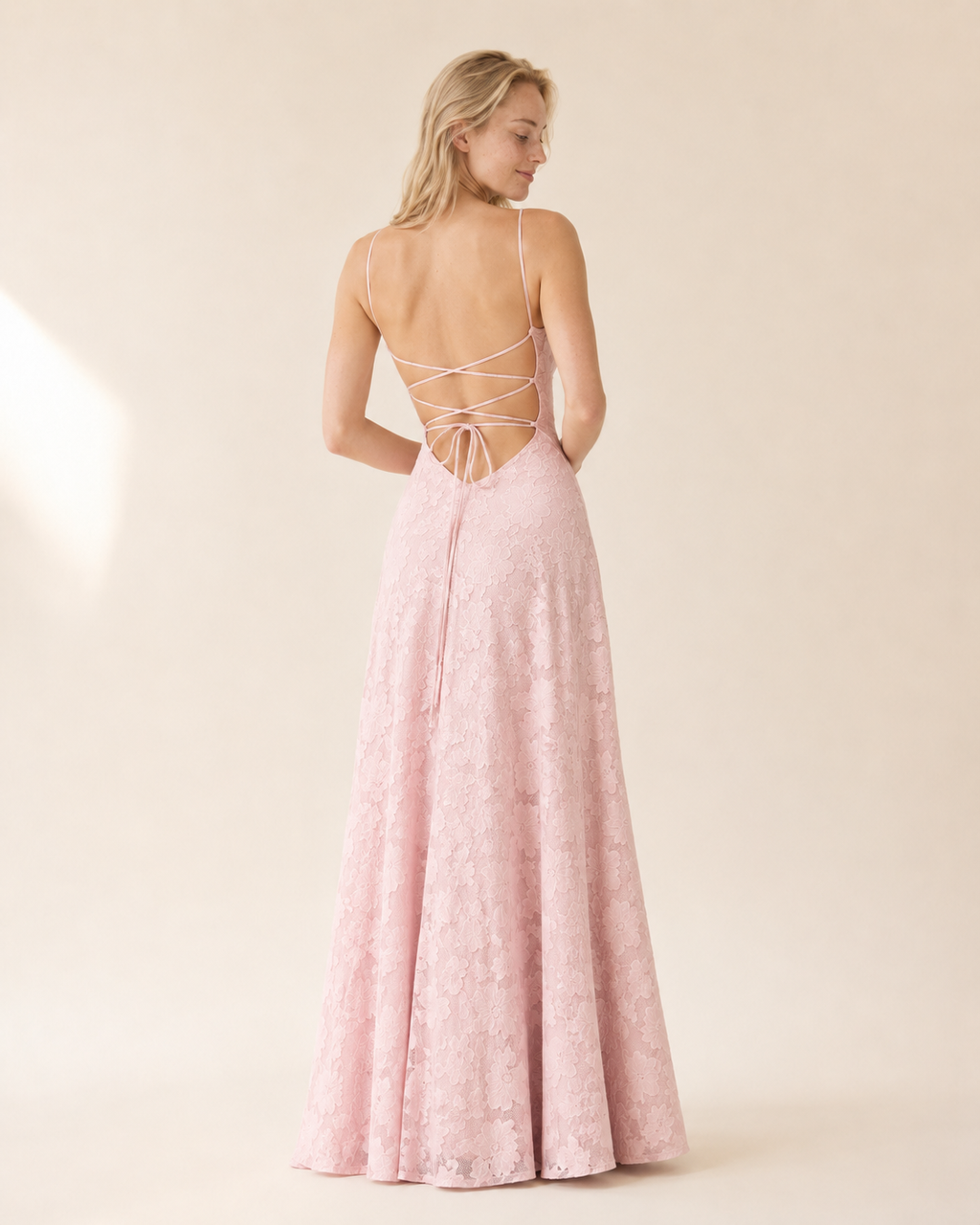 Eden | Back-Tie A-Line Midi Dress