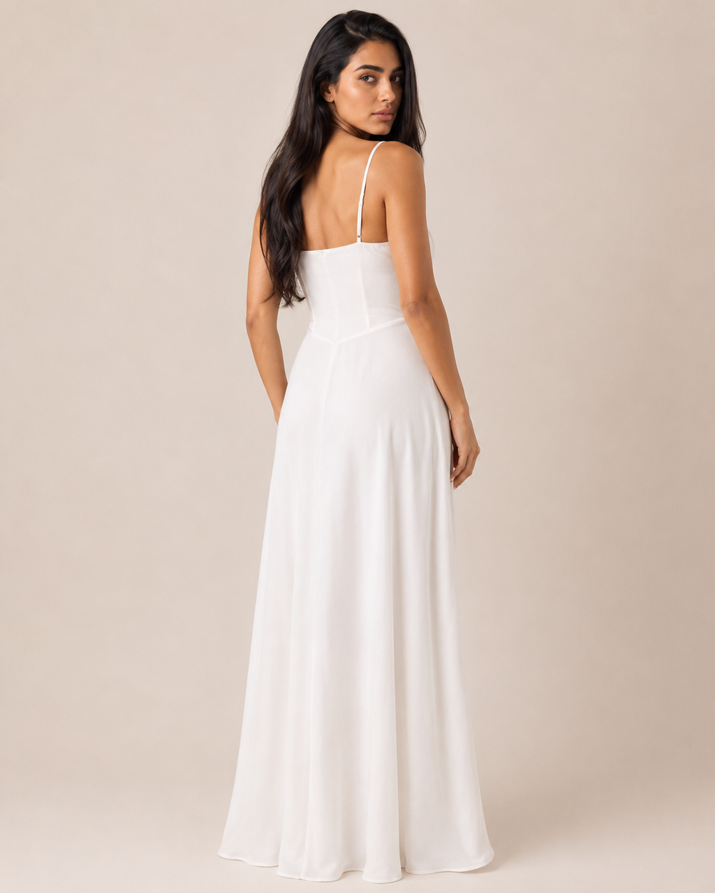 Posy | Tie-Waist A-Line Midi Dress