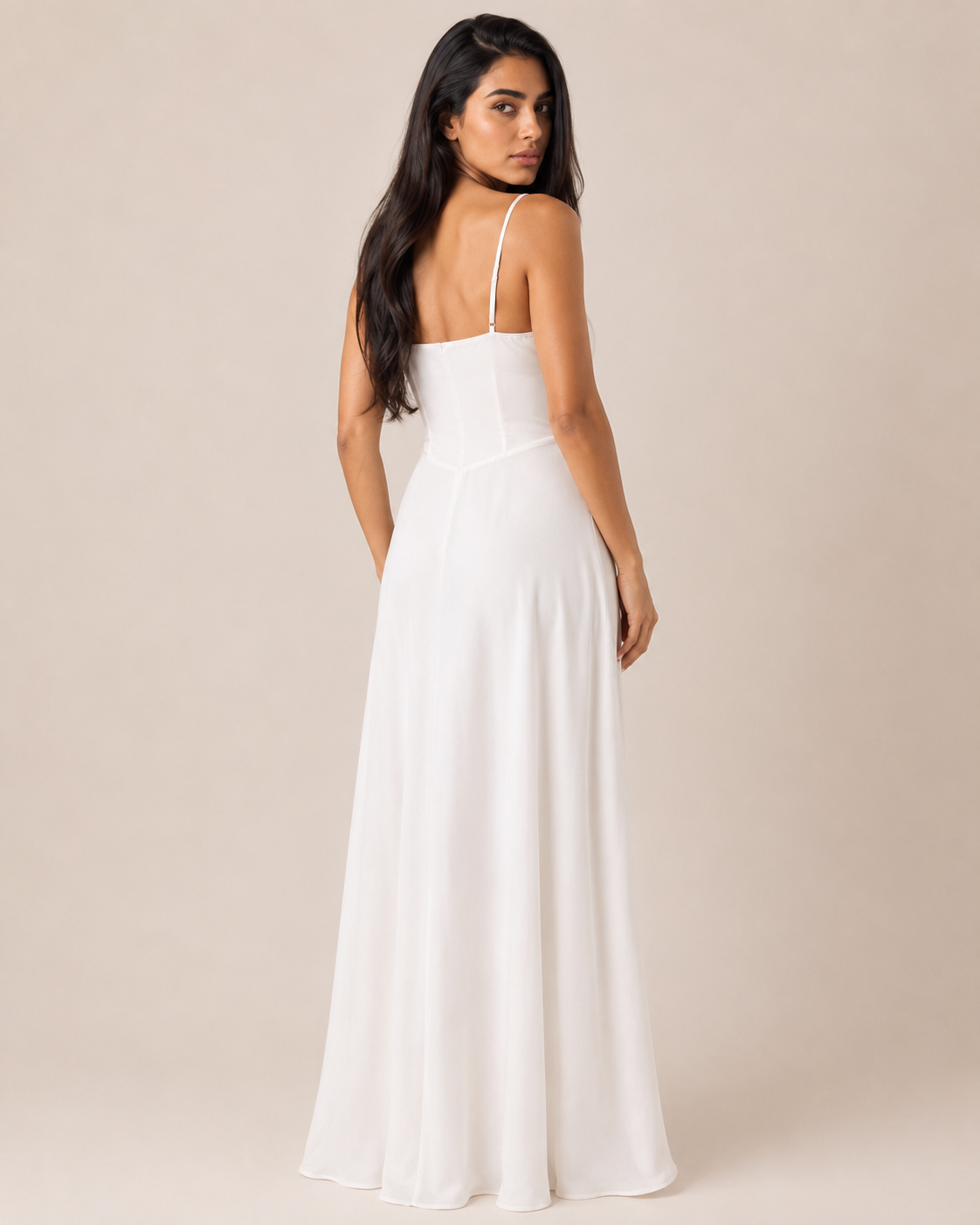 Posy | Tie-Waist A-Line Midi Dress