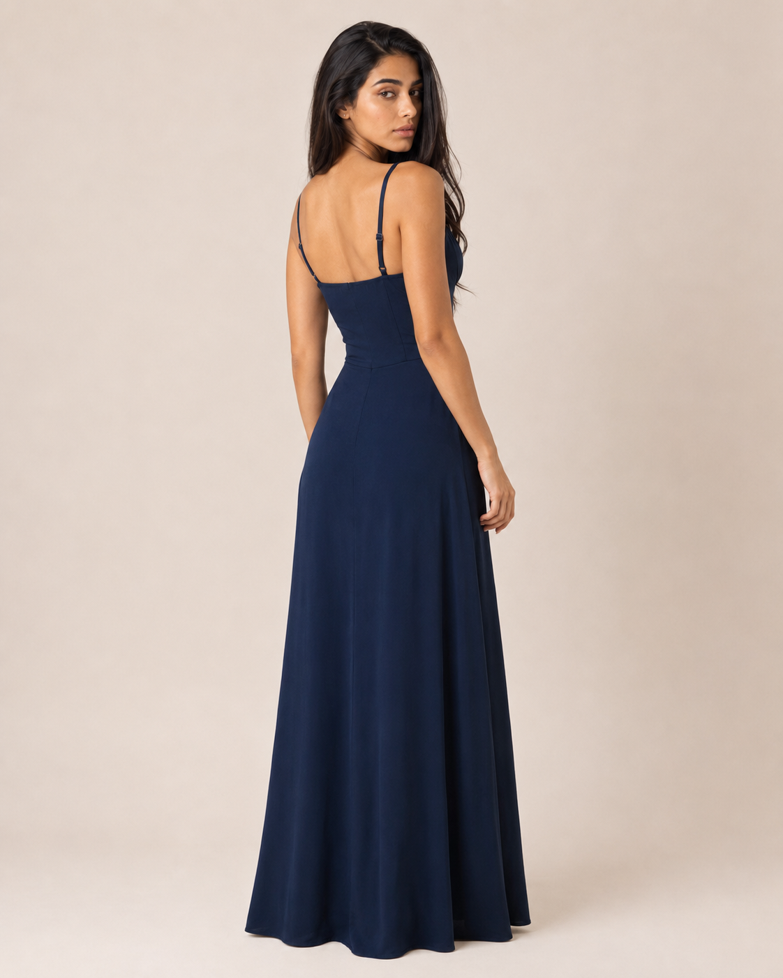 Posy | Tie-Waist A-Line Midi Dress