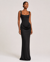 Mila | Square-Neck Bodycon Mini Dress 1
