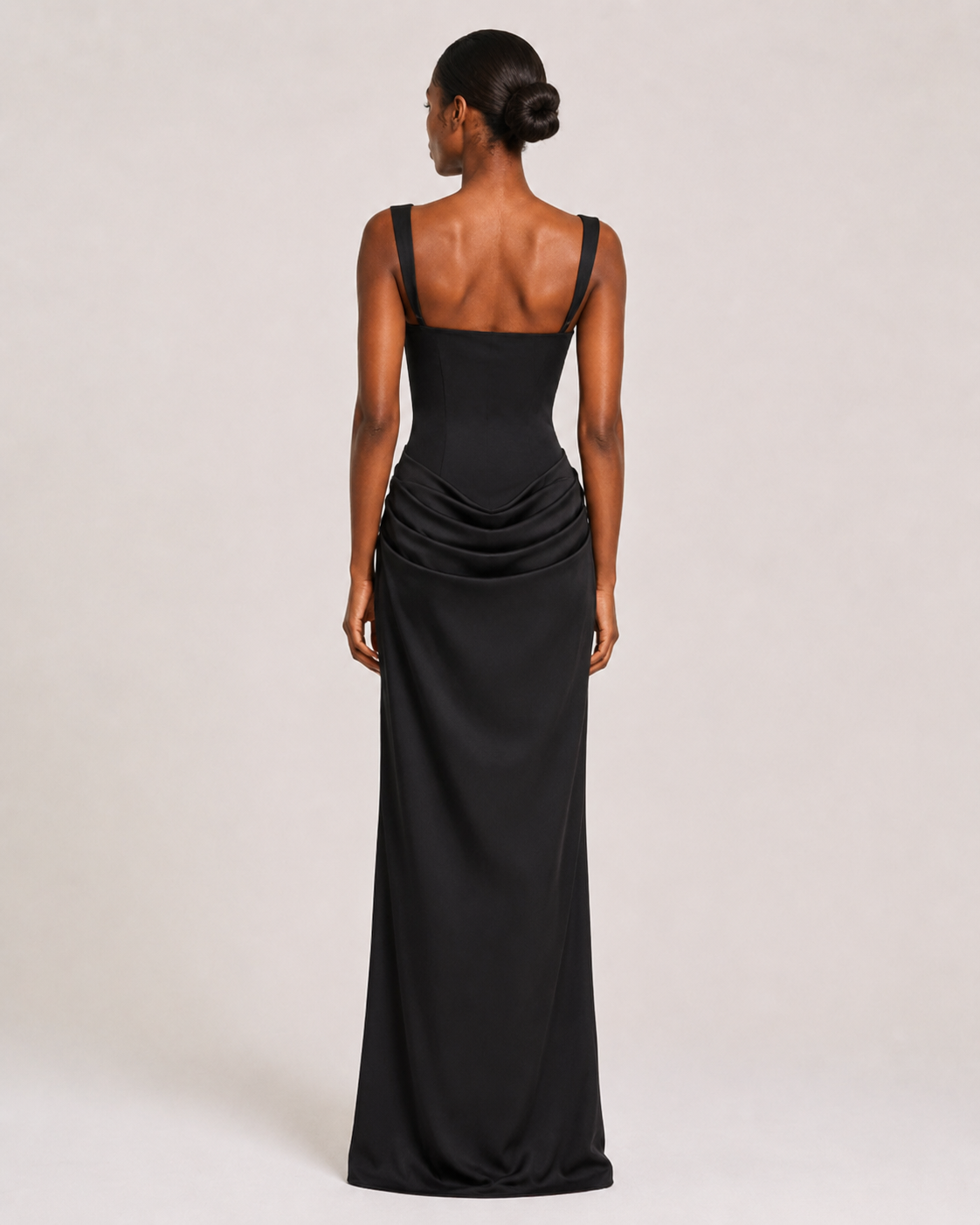 Mila | Square-Neck Bodycon Maxi Dress