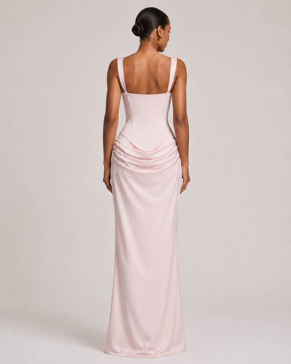 Mila | Square-Neck Bodycon Maxi Dress