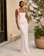 Mila | Square-Neck Bodycon Maxi Dress