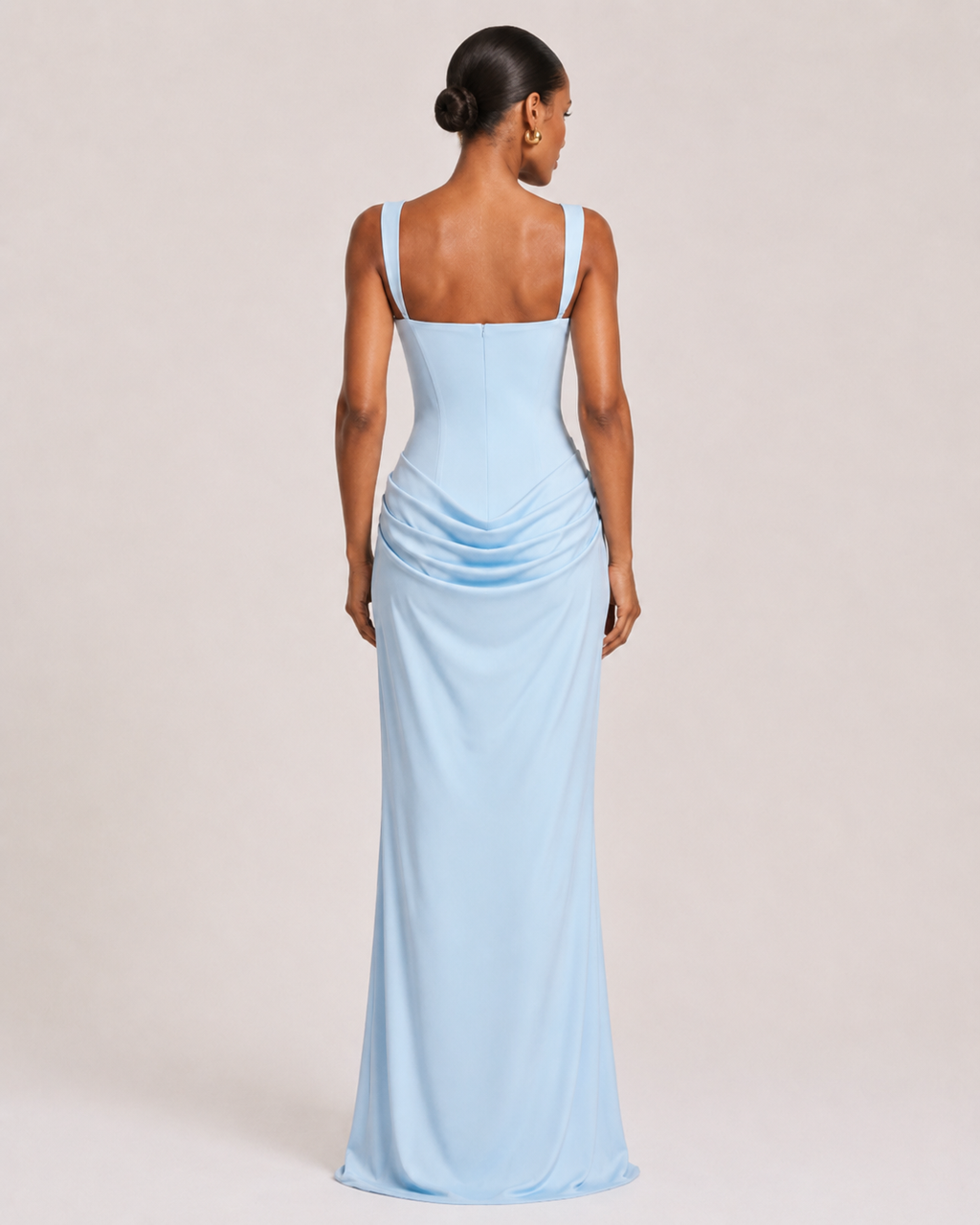 Mila | Square-Neck Bodycon Maxi Dress