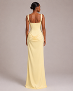 Mila | Square-Neck Bodycon Maxi Dress