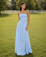 Nova | Ruched Slim-Fit Column Gown 6