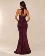 Reign | Ruched Satin Mermaid Gown