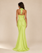 Reign | Ruched Satin Mermaid Gown