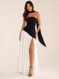 Harlow | Crossover-Strap Bodycon Maxi