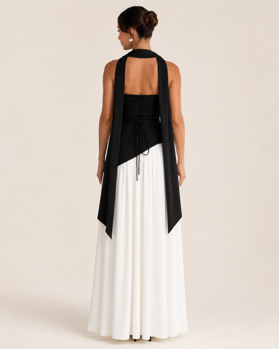 Harlow | Crossover-Strap Bodycon Maxi