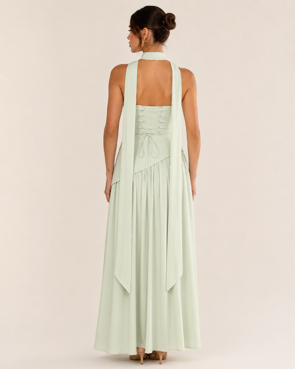 Harlow | Crossover-Strap Bodycon Maxi