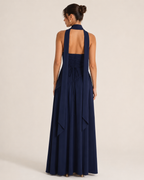 Harlow | Crossover-Strap Bodycon Maxi