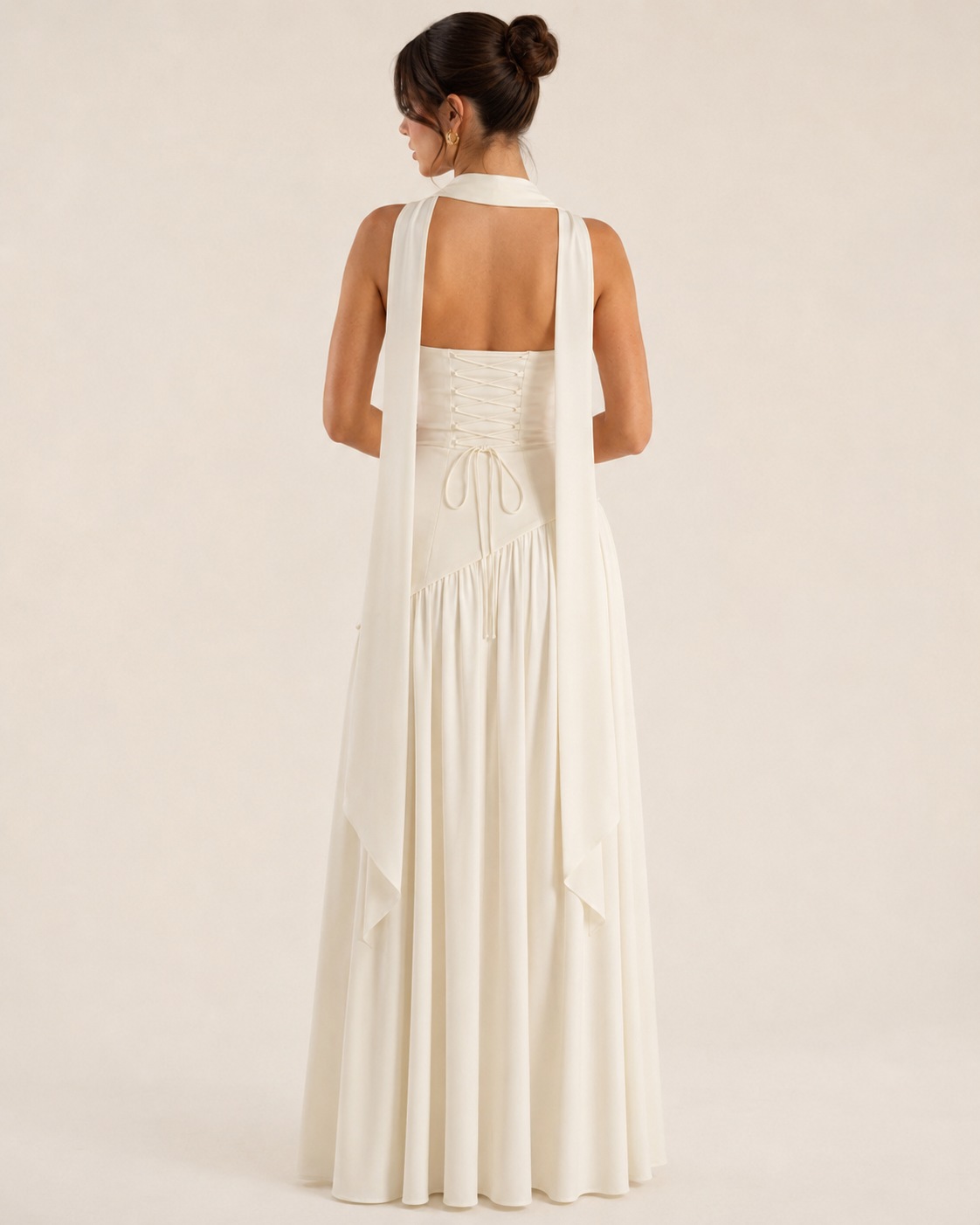Harlow | Crossover-Strap Bodycon Maxi