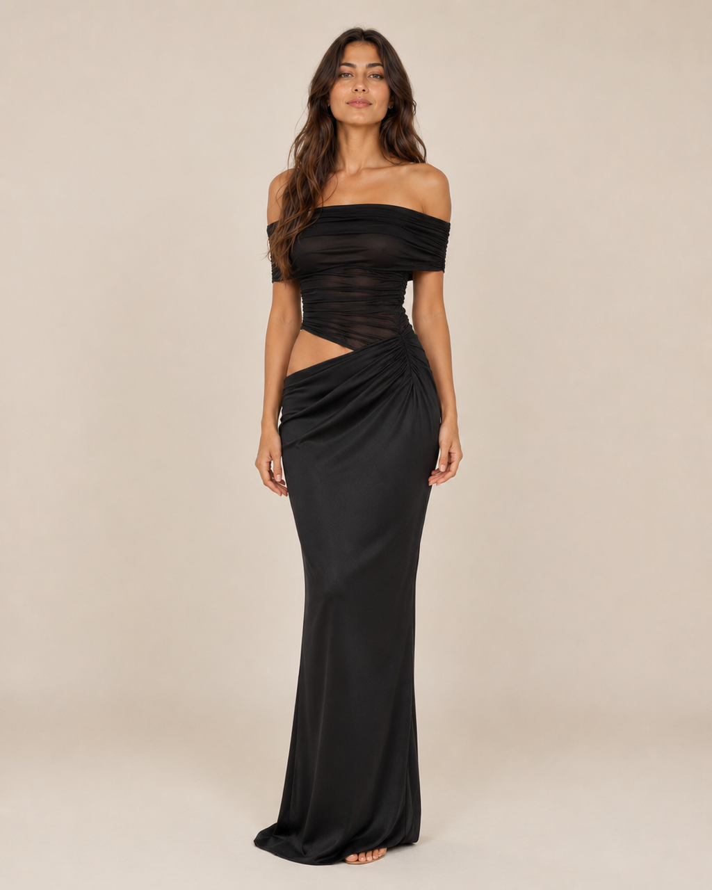 Jade | Backless Mesh Bodycon Dress
