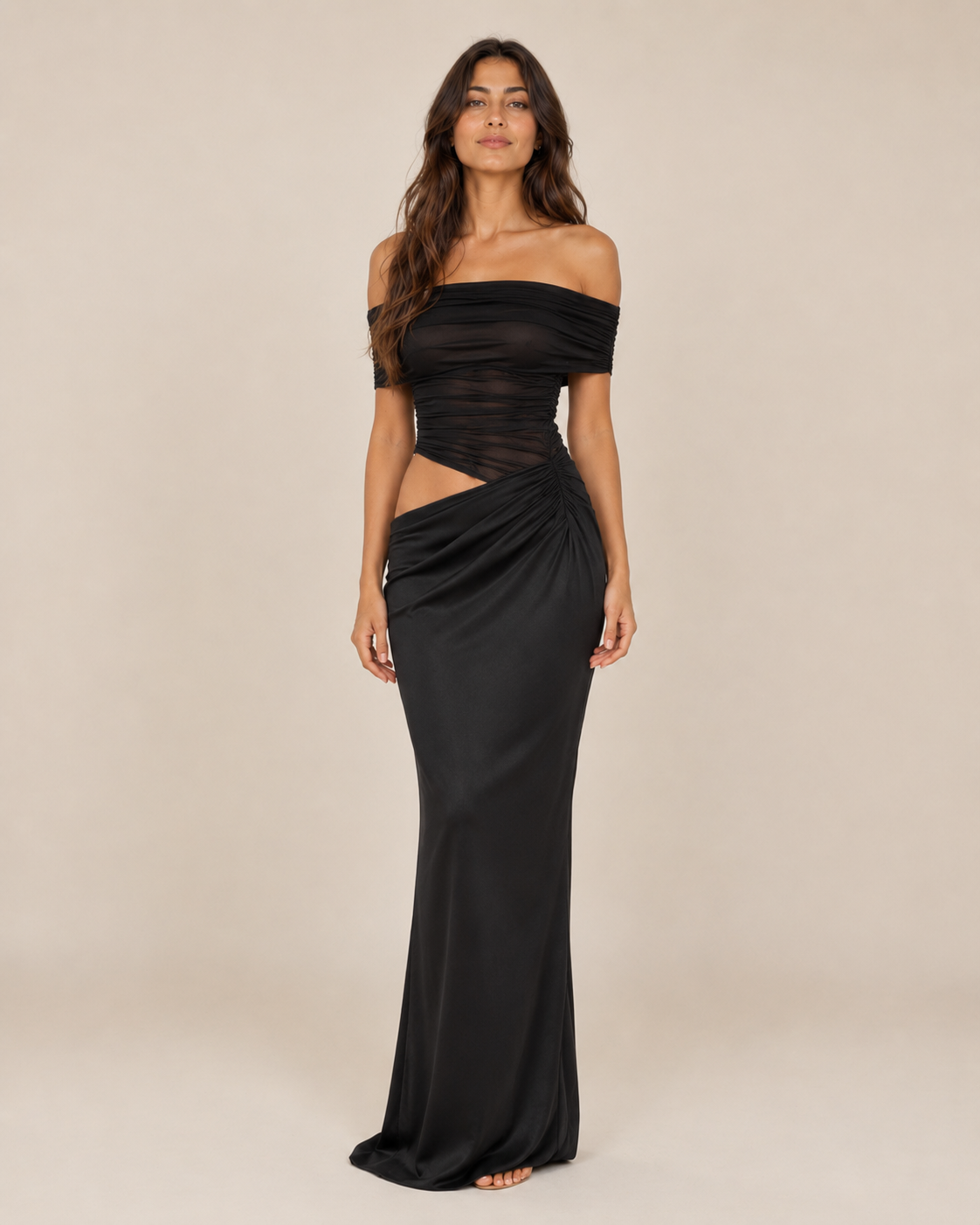 Jade | Backless Mesh Bodycon Dress