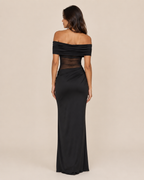 Jade | Backless Mesh Bodycon Dress