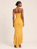 Lola | Ruffled Halter Mini Dress