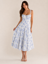 Wren | Floral A-Line Dress 4