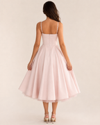 Skye | Double-Layer Mesh Slip Dress