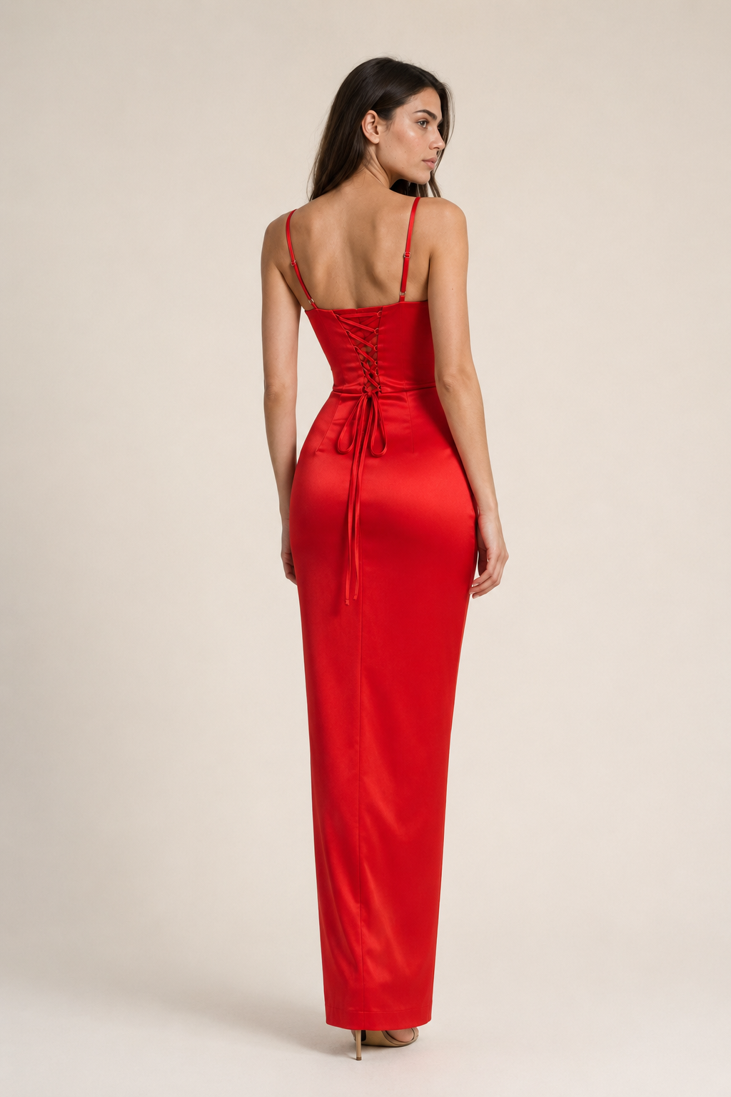 Quinn | Strapless Satin Bodycon Dress