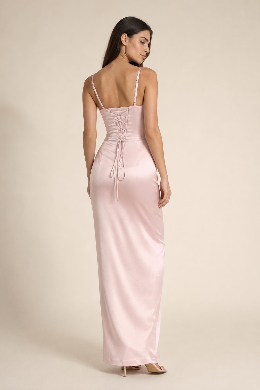 Quinn | Strapless Satin Bodycon Dress