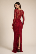 Lana | Square-Neck Lace Bodycon Dress