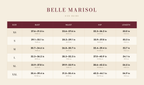 Daisy size guide – Belle Marisol