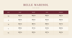 Eden size guide – Belle Marisol