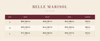 Jade size guide – Belle Marisol