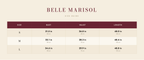 Mara size guide – Belle Marisol
