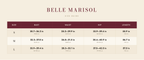 Scarlett size guide – Belle Marisol