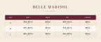 Talia size guide – Belle Marisol