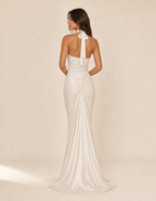 Reign | Ruched Satin Mermaid Gown